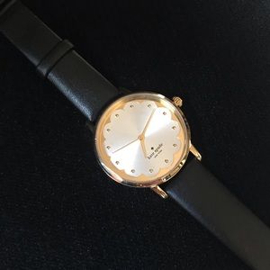 Kate Spade Black & Gold Watch